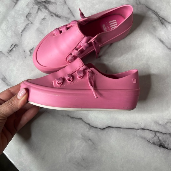 Mini Melissa ulitsa pink sneakers - Picture 4 of 7